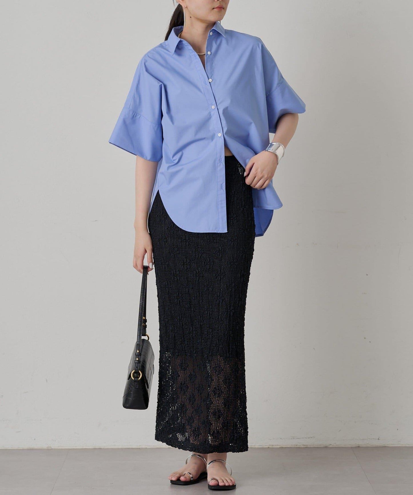 Loungedress 寬大袖口設計襯衫