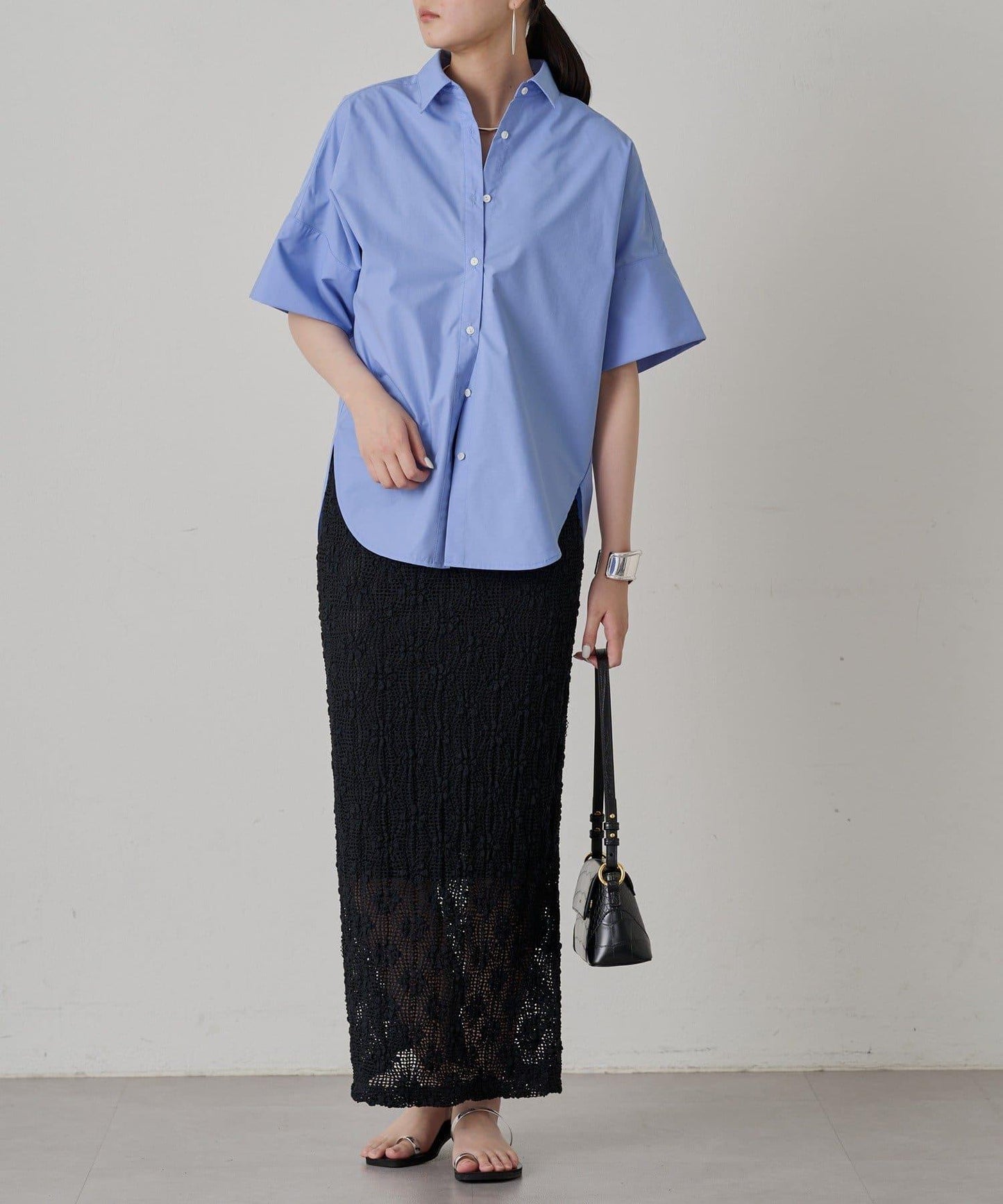 Loungedress 寬大袖口設計襯衫