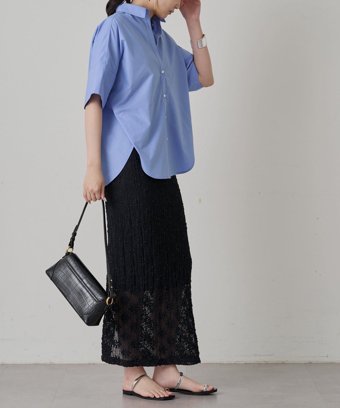 Loungedress 寬大袖口設計襯衫