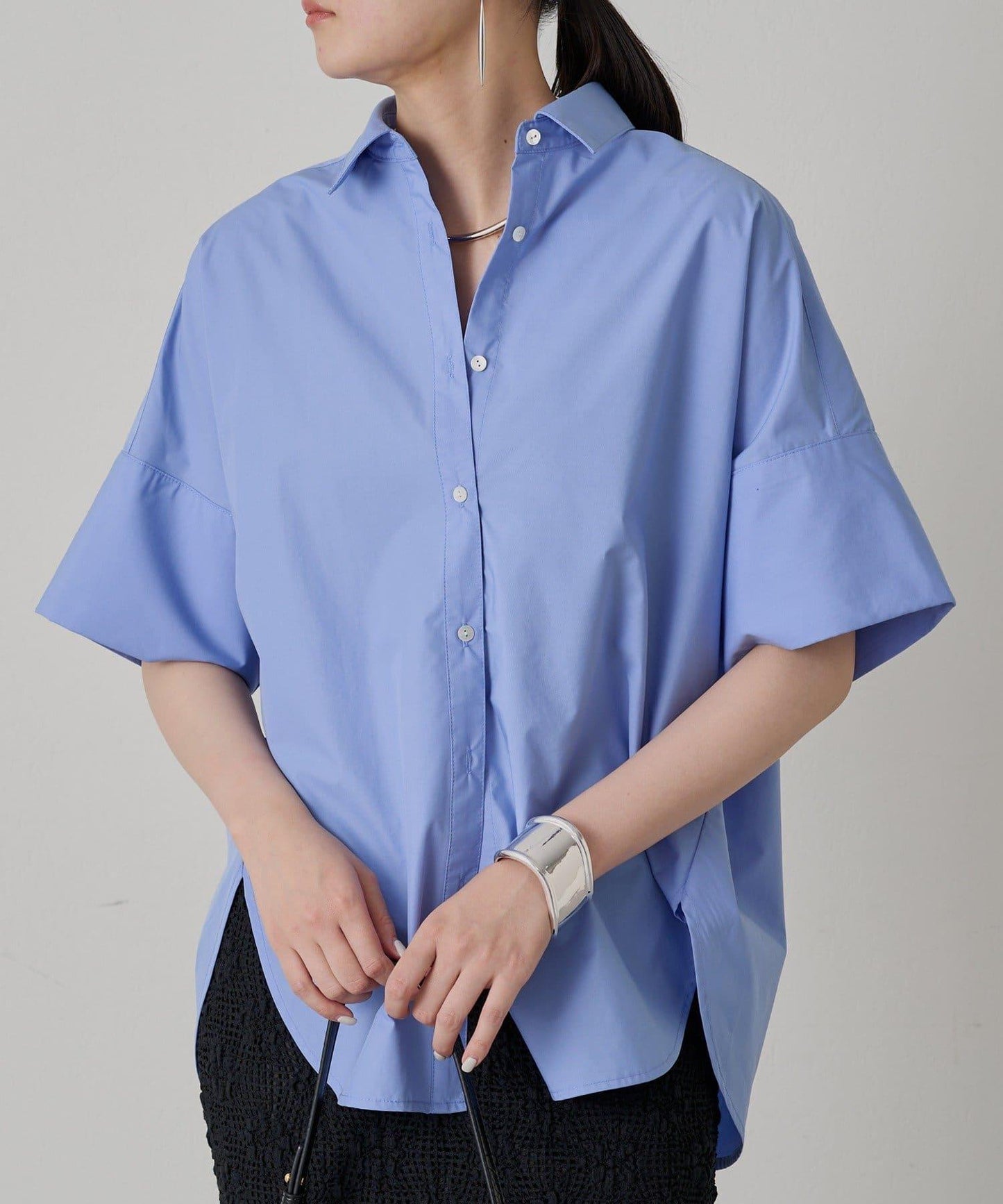 Loungedress 寬大袖口設計襯衫