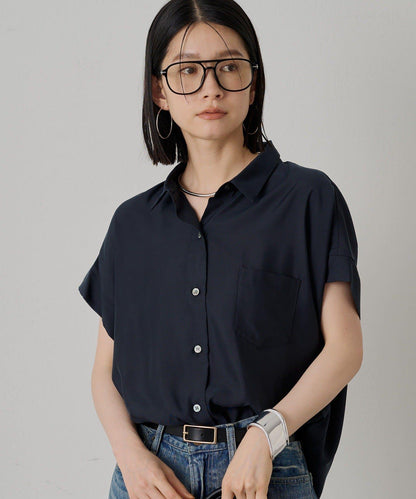 細紋法式襯衫