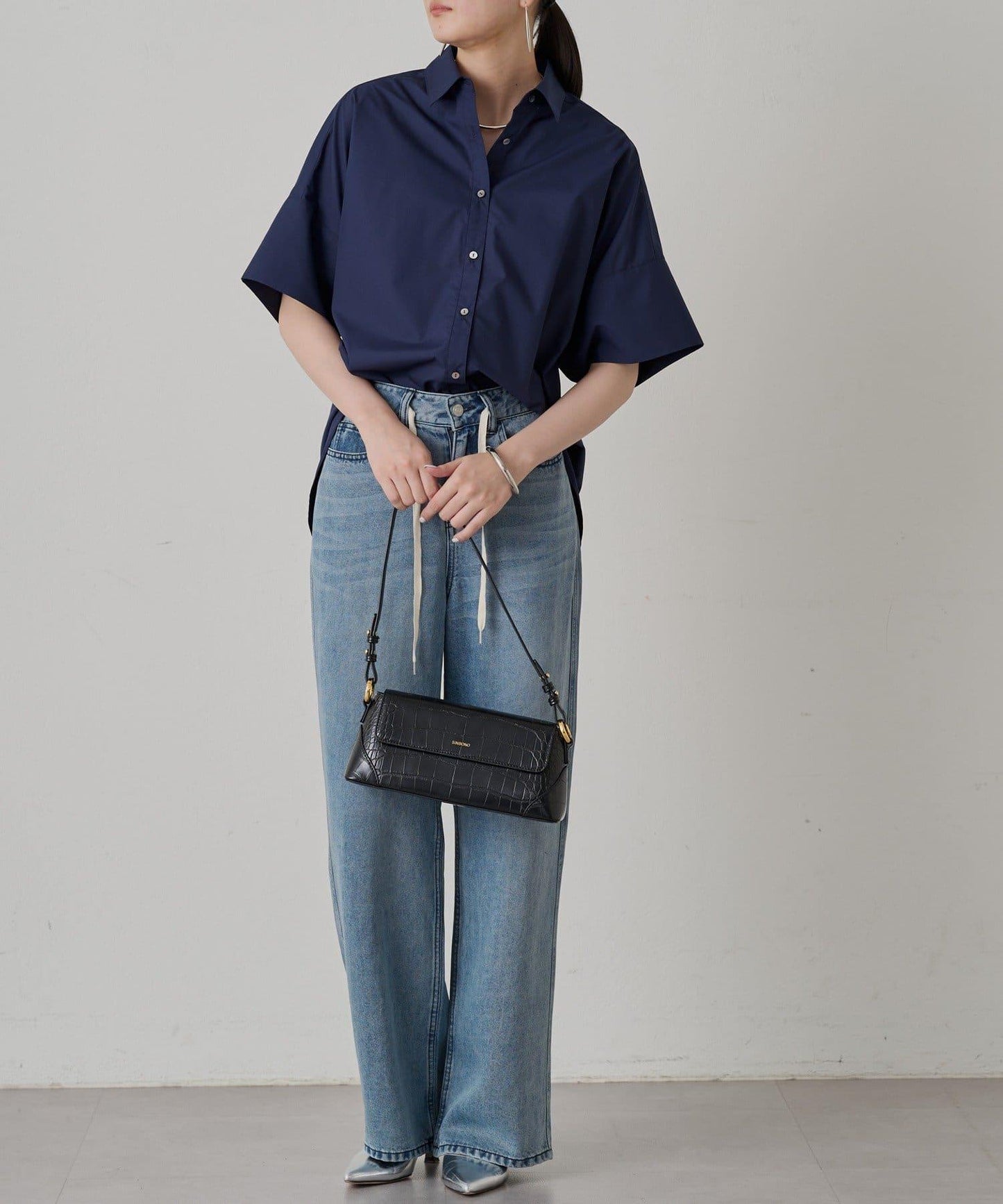 Loungedress 寬大袖口設計襯衫