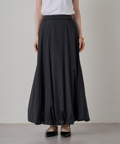 輕盈塔夫綢燈籠半身裙