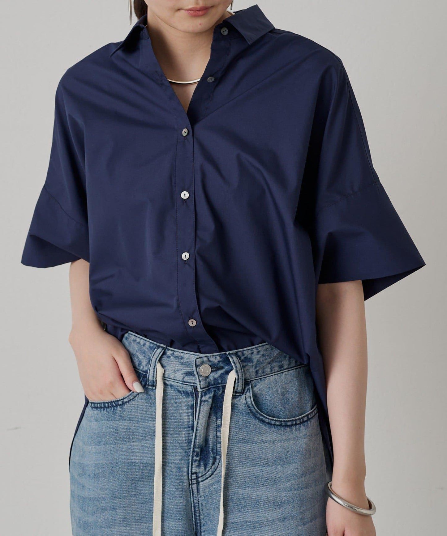 Loungedress 寬大袖口設計襯衫