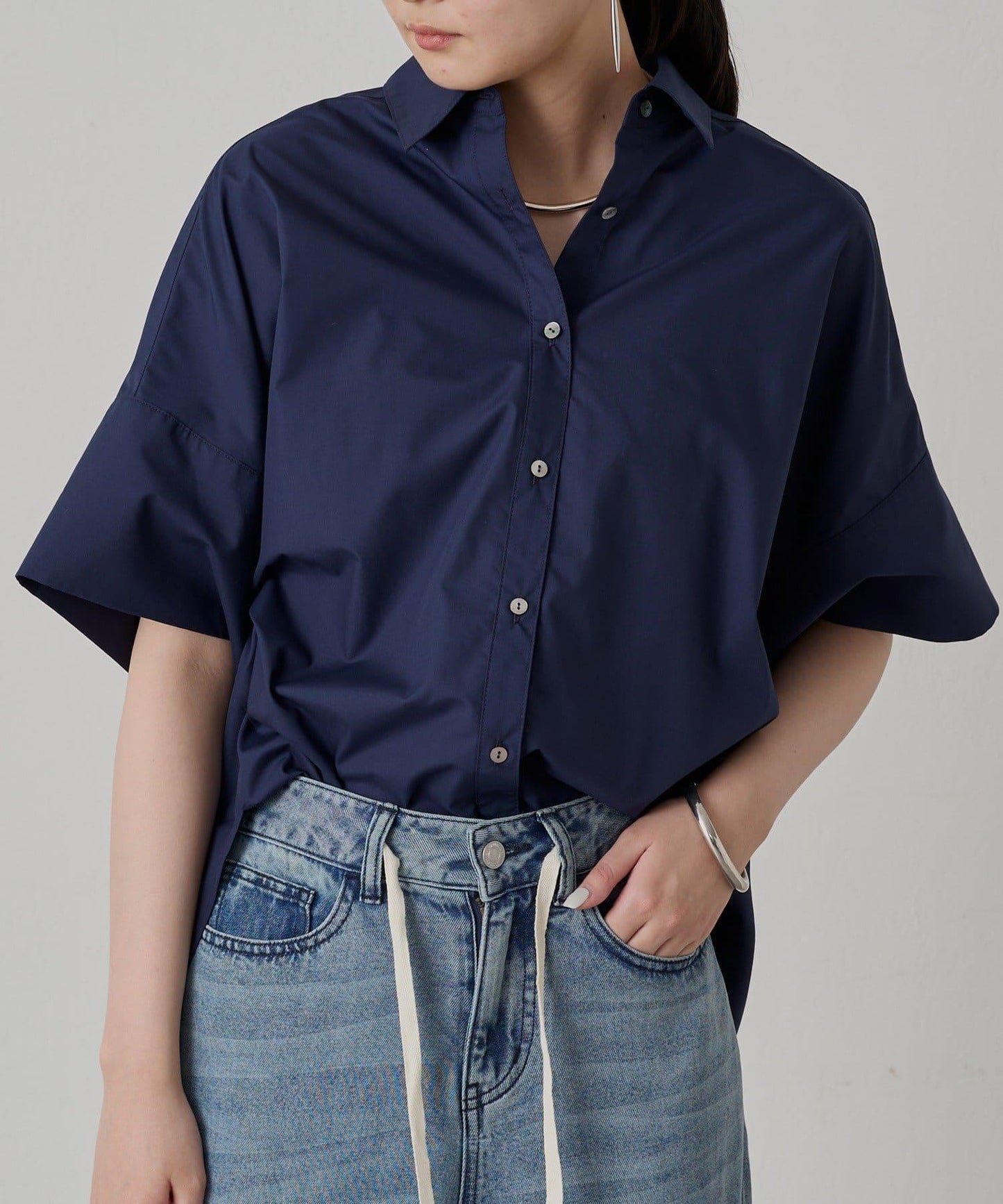 Loungedress 寬大袖口設計襯衫