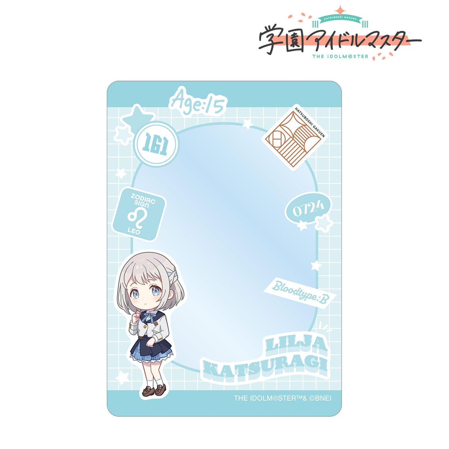 學園偶像大師_葛城莉莉亞 B8硬質卡套