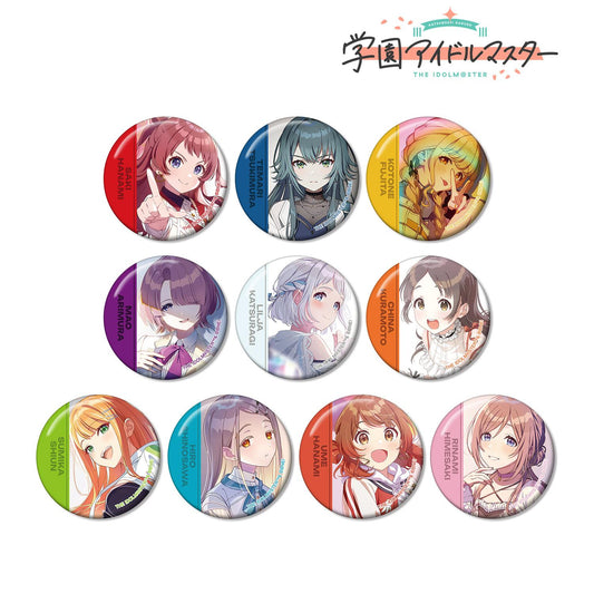 學園偶像大師_交易罐徽章 vol.2(單個/全套禮盒)【禮盒/10包裝】