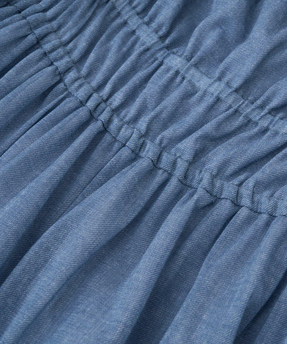 【La boutique BonBon】牛仔風網紗連衣裙