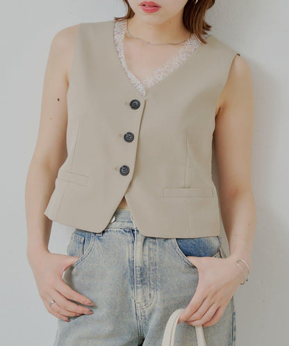 Chico 西裝風無袖馬甲