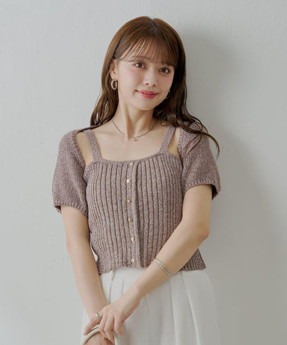 Chico 前扣吊帶＋小披肩套裝