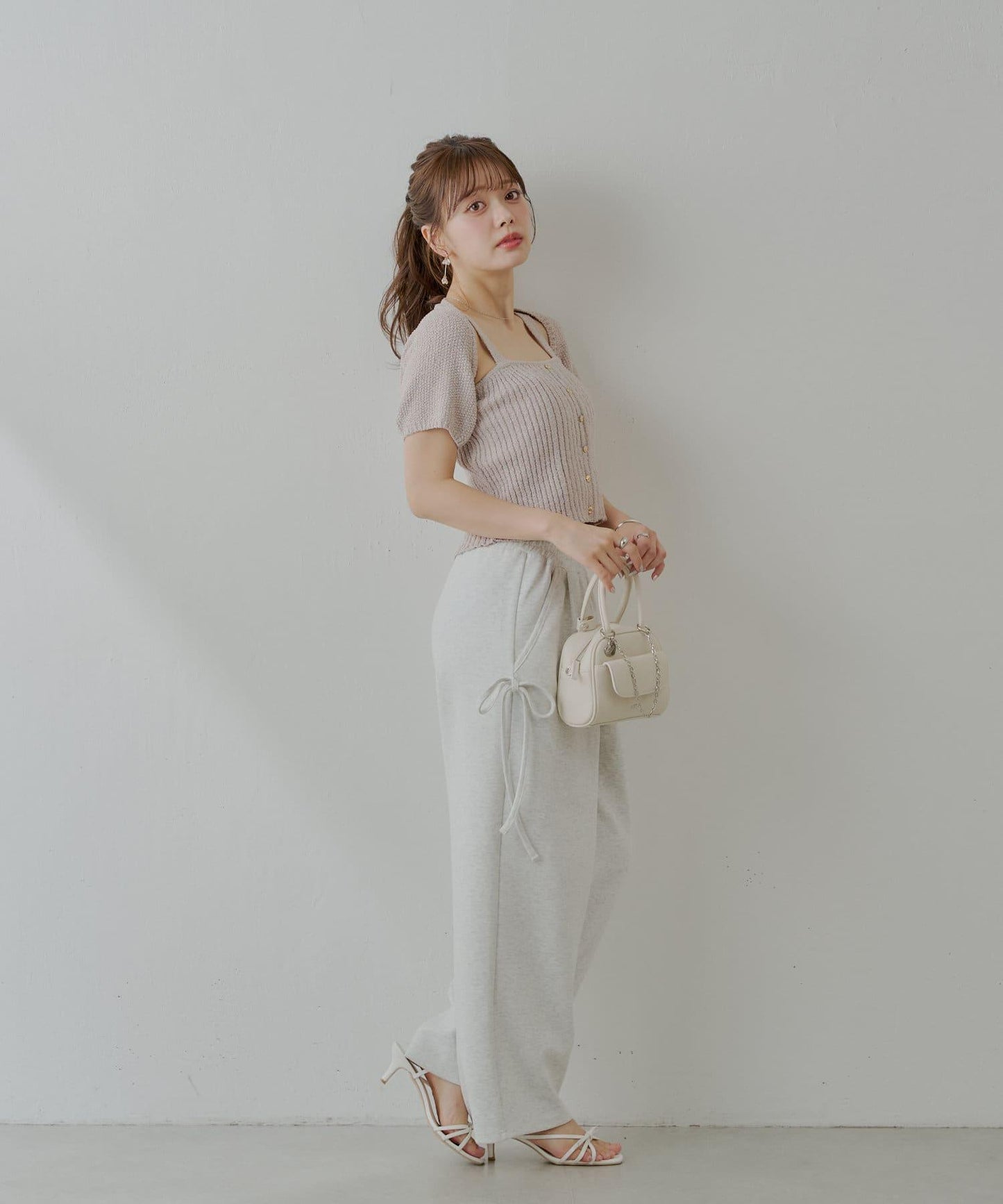 Chico 前扣吊帶＋小披肩套裝