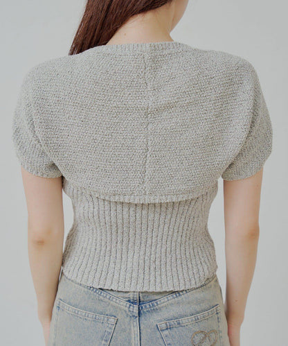 Chico 前扣吊帶＋小披肩套裝