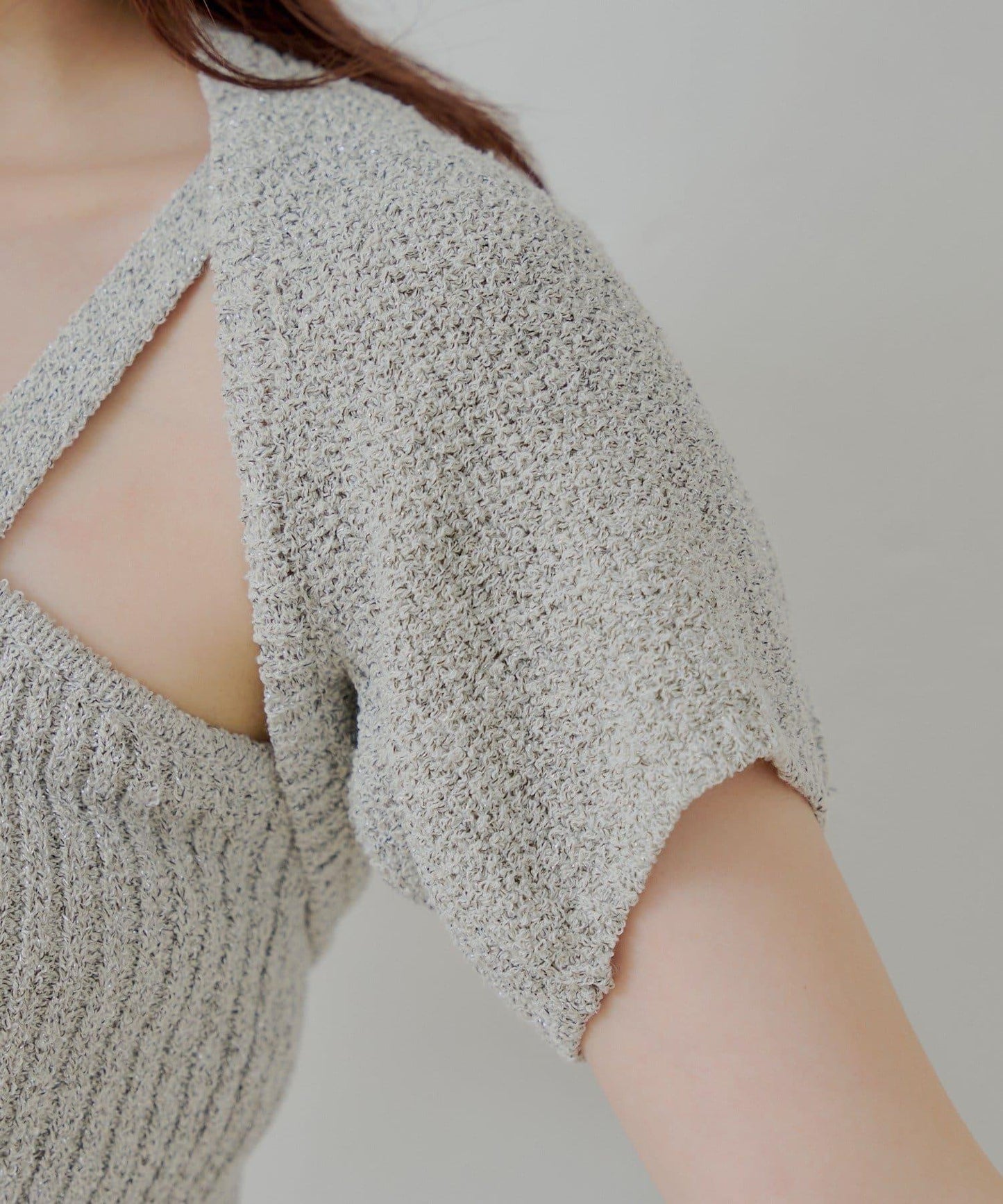 Chico 前扣吊帶＋小披肩套裝