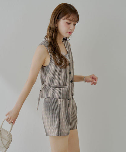 Chico 側邊按扣設計 休閒短褲