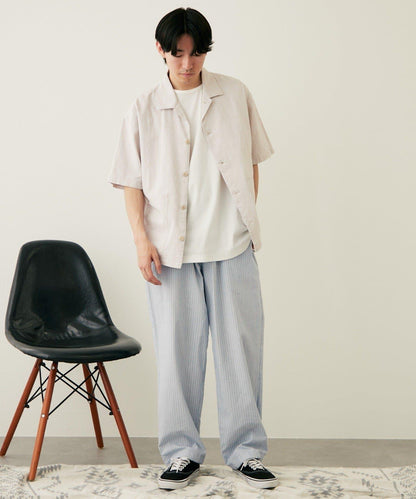 【CIAOPANIC TYPY】棉質寬鬆條紋褲