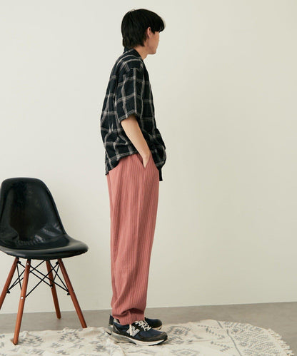 【CIAOPANIC TYPY】棉質寬鬆條紋褲