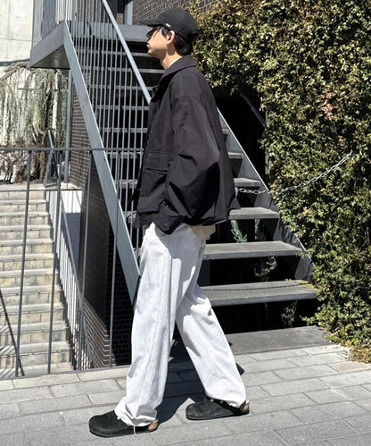 【CIAOPANIC TYPY】棉質寬鬆條紋褲