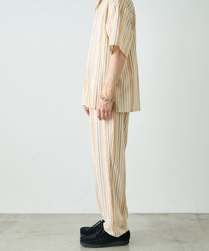 【CIAOPANIC TYPY】棉質寬鬆條紋褲