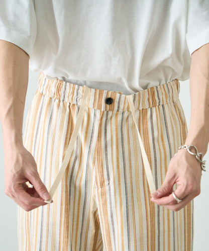 【CIAOPANIC TYPY】棉質寬鬆條紋褲