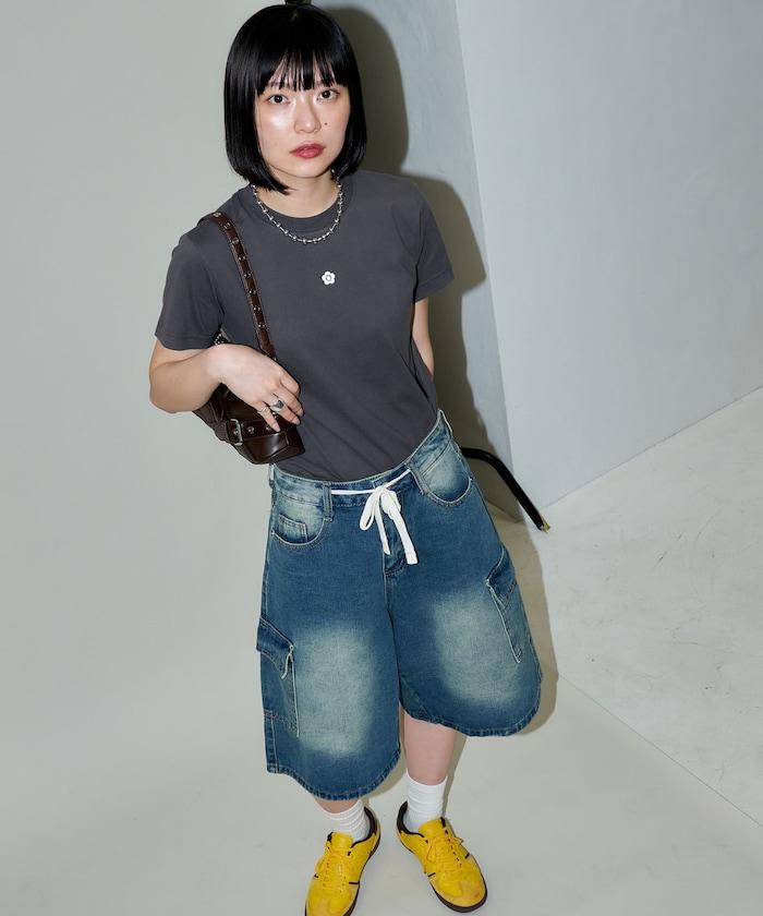 一點刺繡logo T恤