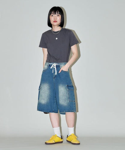 一點刺繡logo T恤