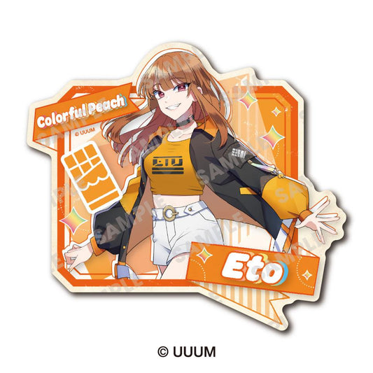 《七彩桃子》旅行貼紙 二號