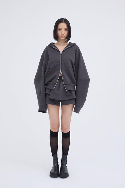 Edge forme 拉鍊連帽衛衣