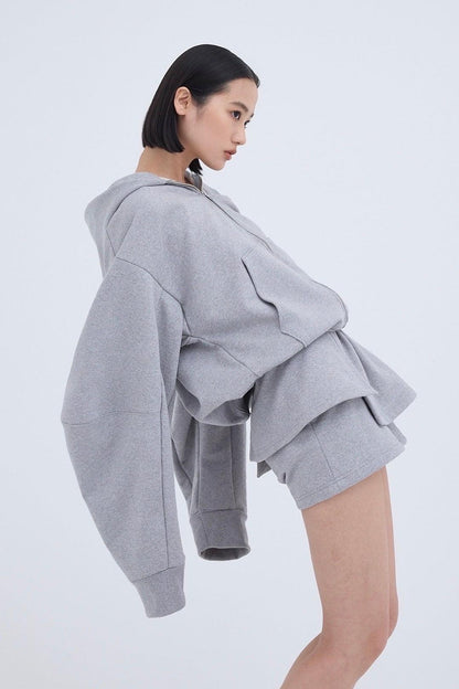 Edge forme 拉鍊連帽衛衣