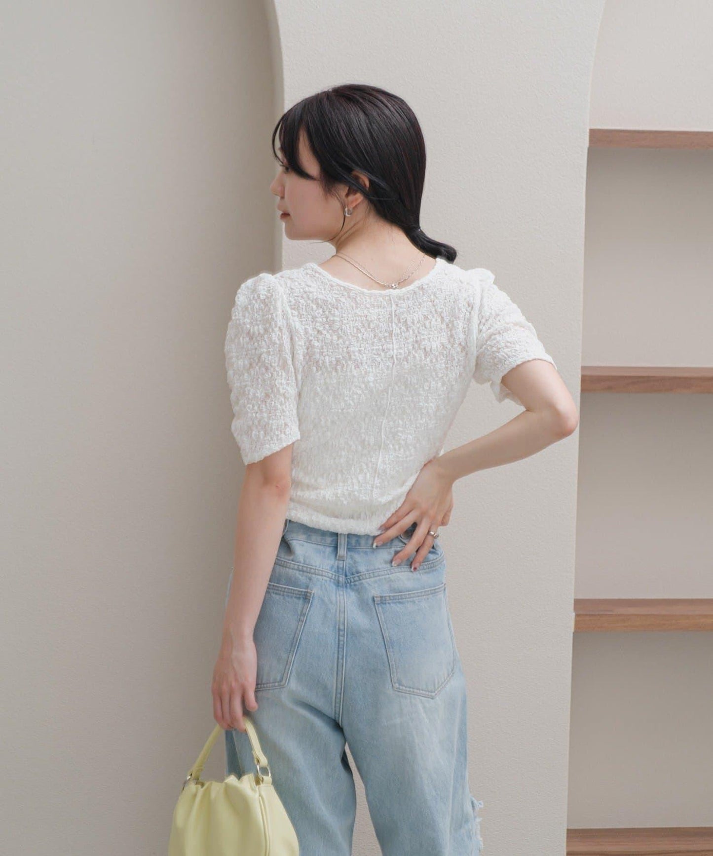 泡泡賽跑花朵上衣