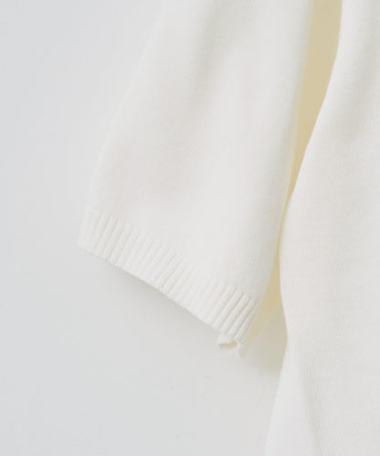 【Kastane】【WHIMSIC】精細針織短袖polo衫