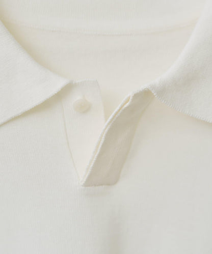 【Kastane】【WHIMSIC】精細針織短袖polo衫