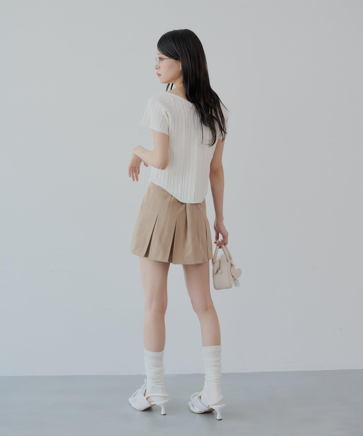 【Chico】鉤花設計開衫編織針織衫