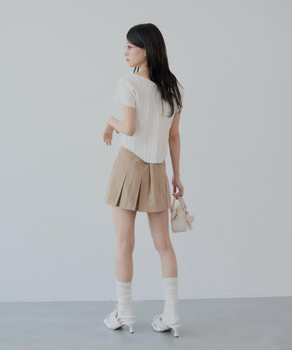 【Chico】鉤花設計開衫編織針織衫