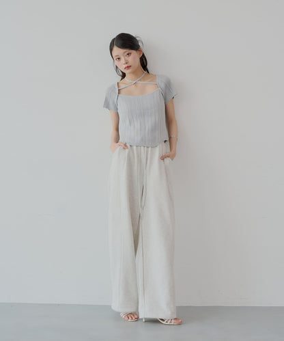 【Chico】鉤花設計開衫編織針織衫