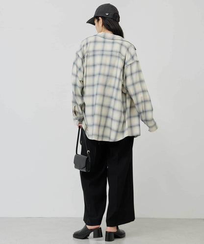 漸變格子襯衫