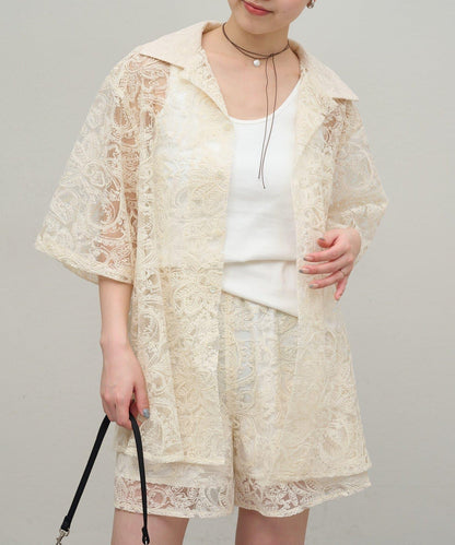 蕾絲罩衫