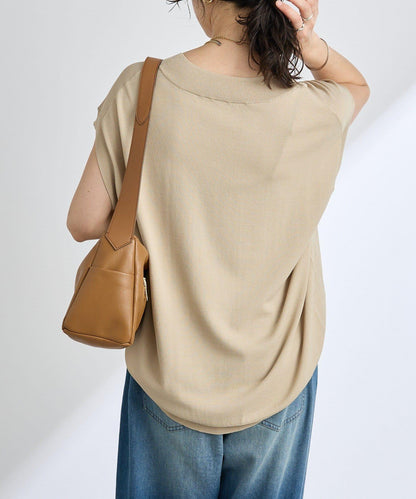 【套裝可搭配】人造絲混紡長款後開衫針織衫/7月中旬發貨預定