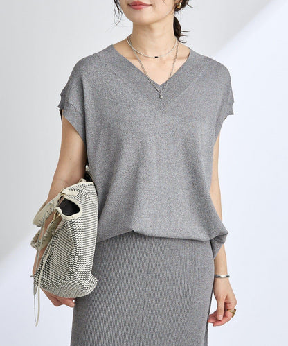 【套裝可搭配】人造絲混紡長款後開衫針織衫/7月中旬發貨預定