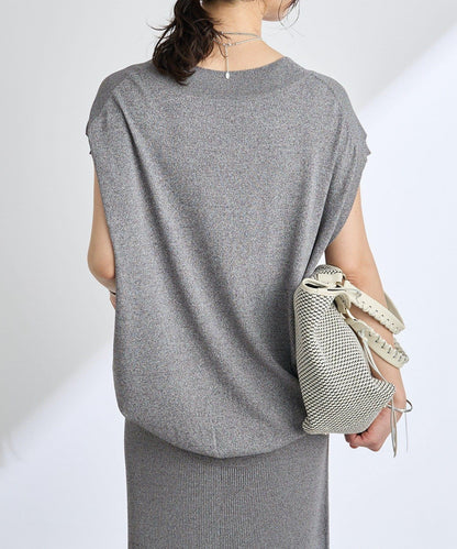 【套裝可搭配】人造絲混紡長款後開衫針織衫/7月中旬發貨預定