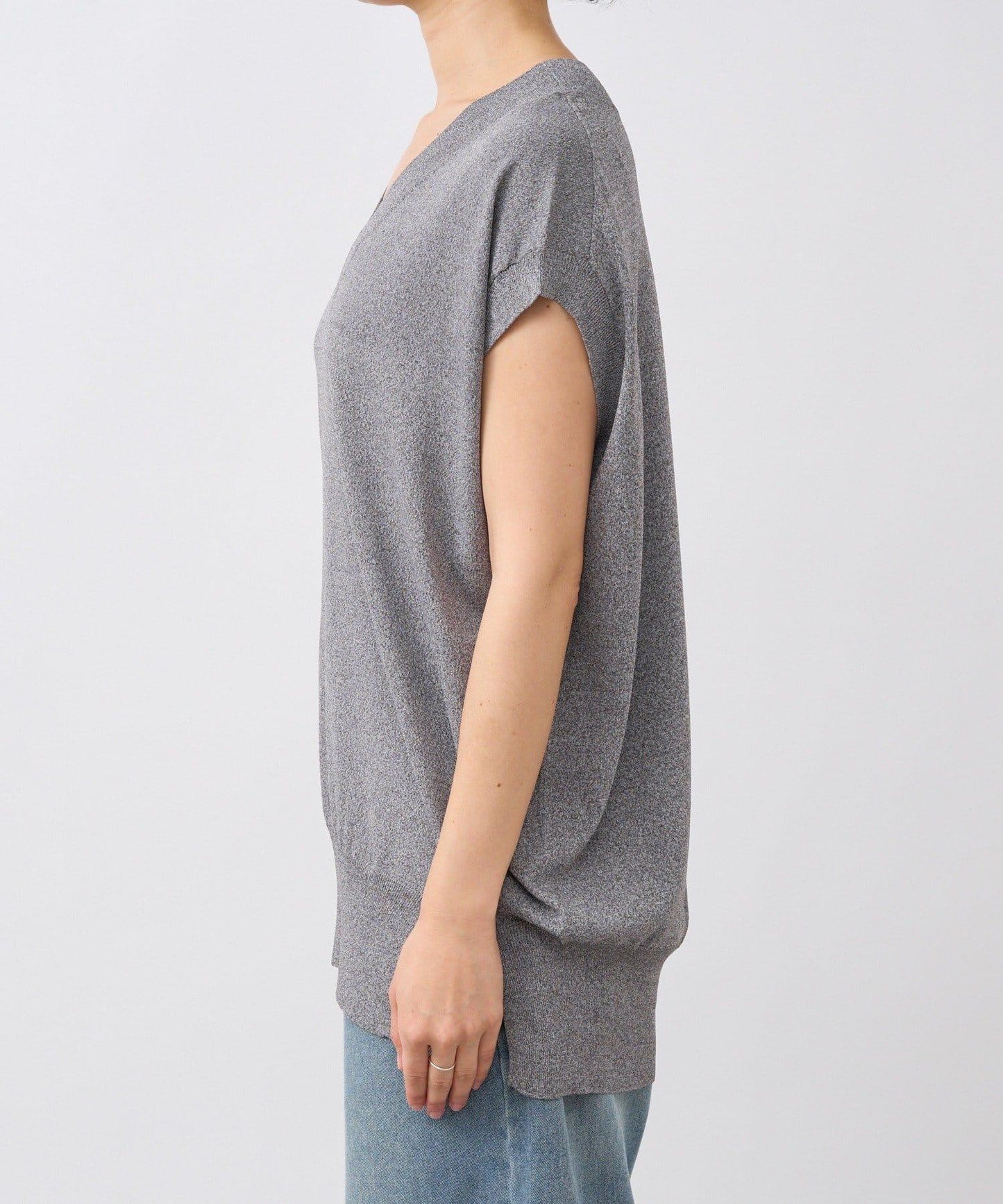 【套裝可搭配】人造絲混紡長款後開衫針織衫/7月中旬發貨預定