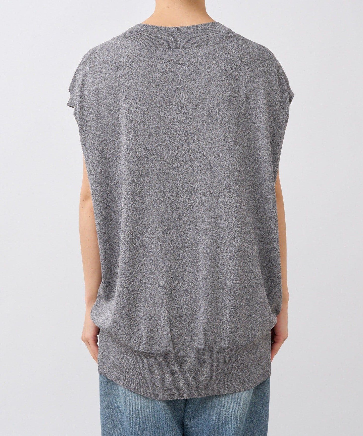 【套裝可搭配】人造絲混紡長款後開衫針織衫/7月中旬發貨預定