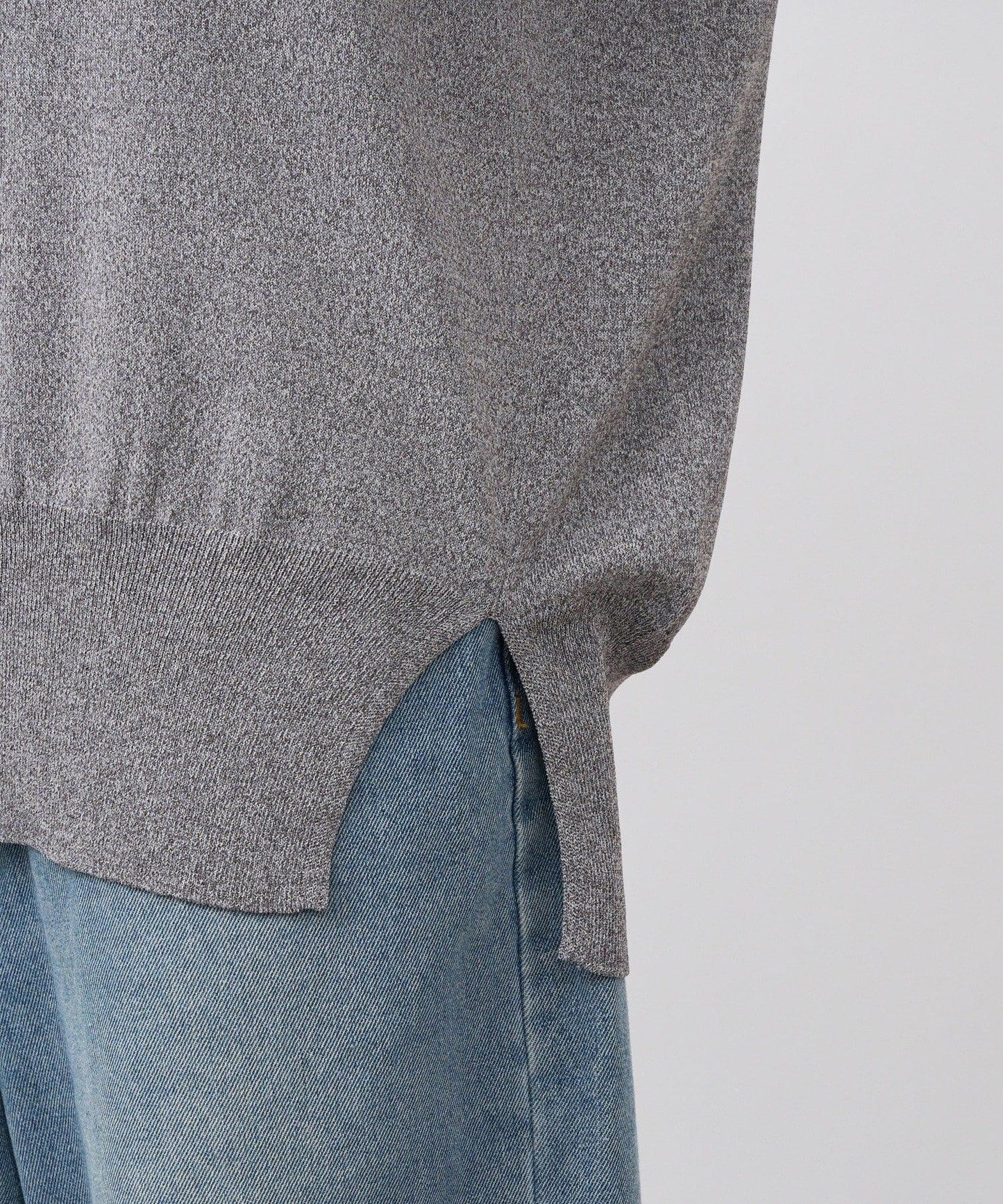 【套裝可搭配】人造絲混紡長款後開衫針織衫/7月中旬發貨預定