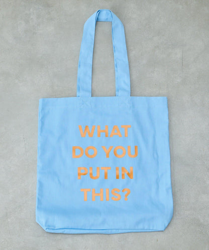 棉帆布標誌手提包