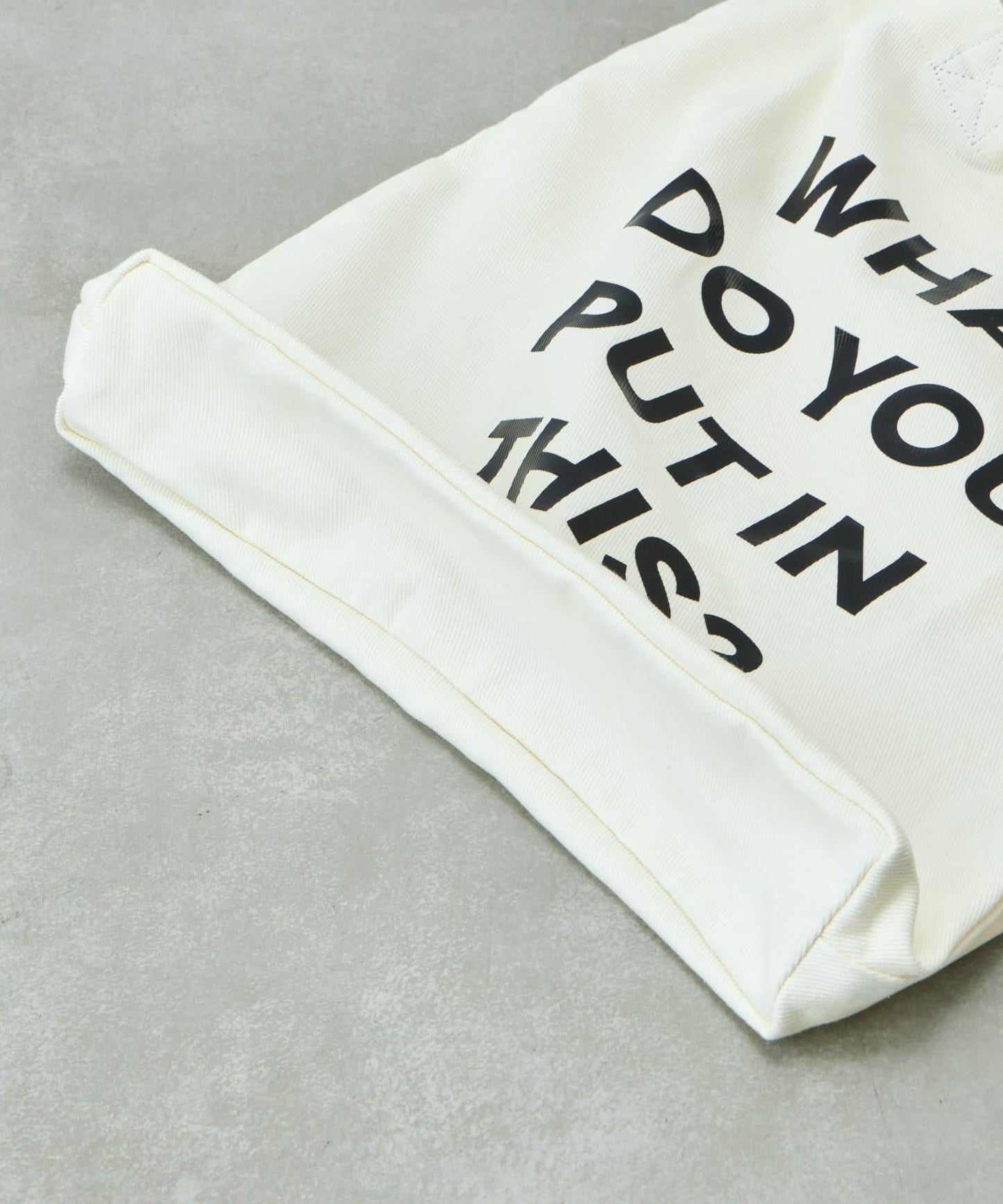 棉帆布標誌手提包