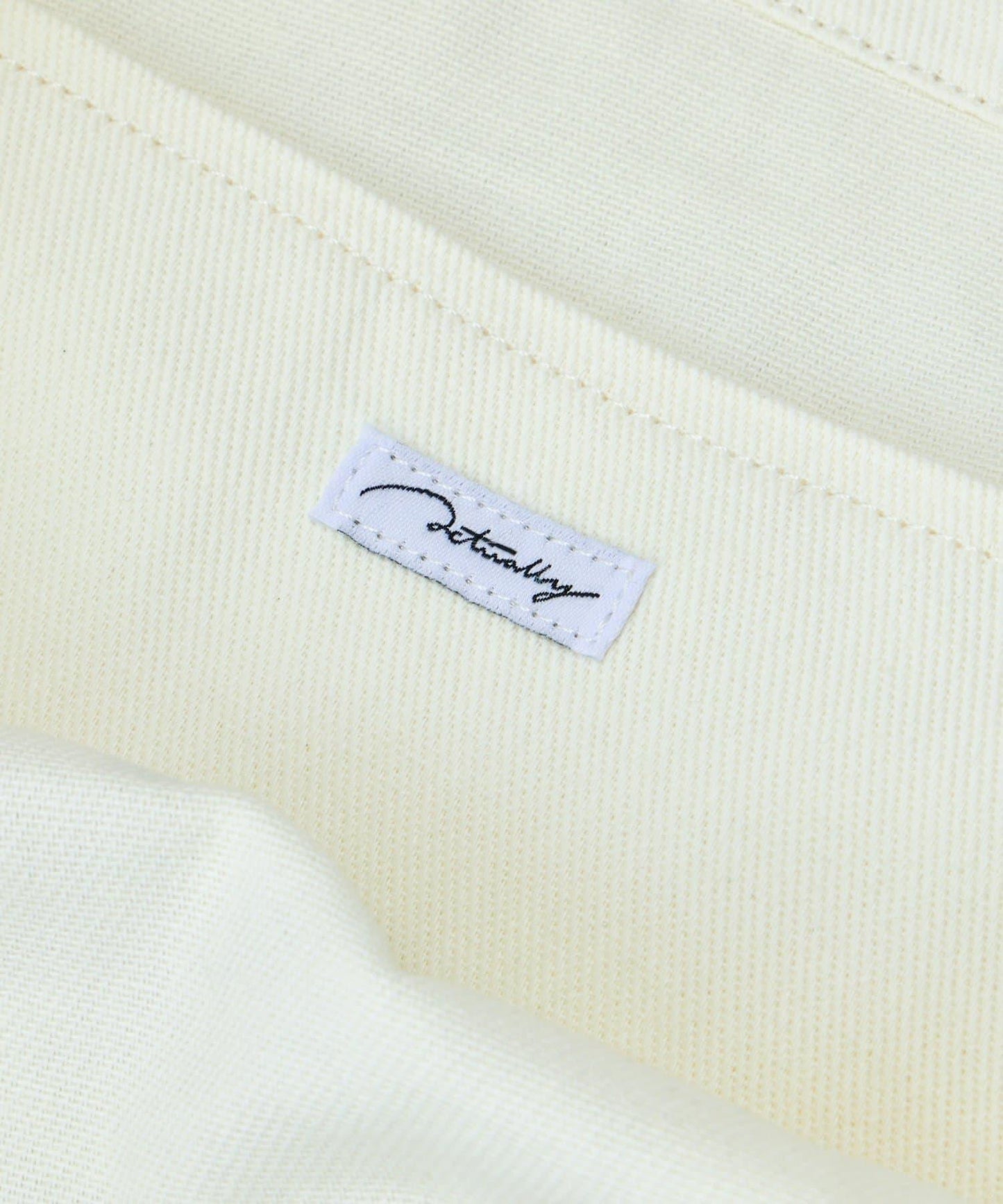 棉帆布標誌手提包