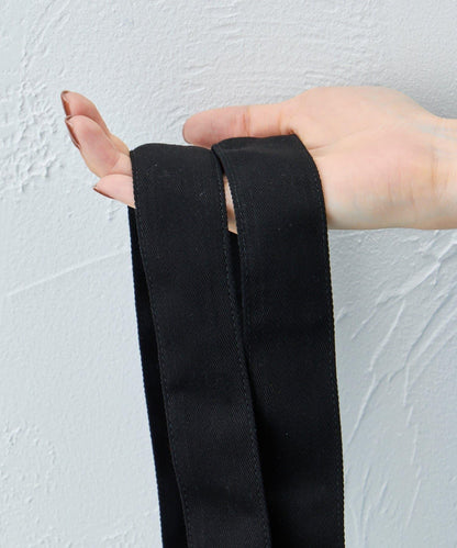 棉帆布標誌手提包