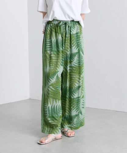 ear PAPILLONNER 蕨類圖案 褲子