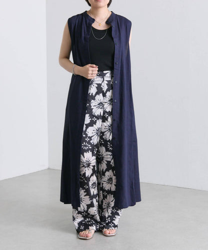 ear PAPILLONNER 側鬆緊無袖連衣裙