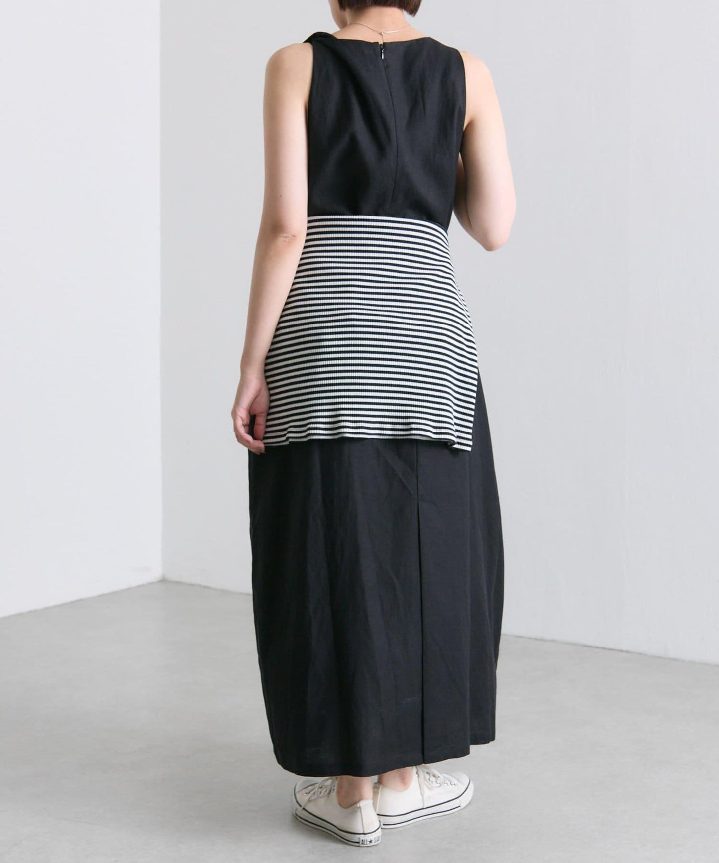 ear PAPILLONNER 不對稱無袖設計 連衣裙