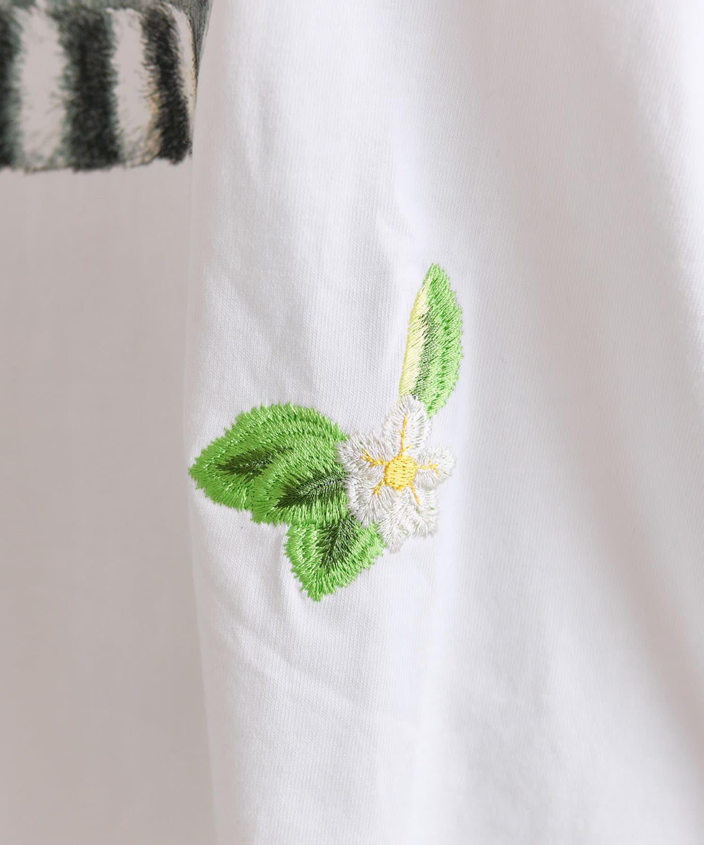 ear PAPILLONNER 環尾狐猴刺繡T恤